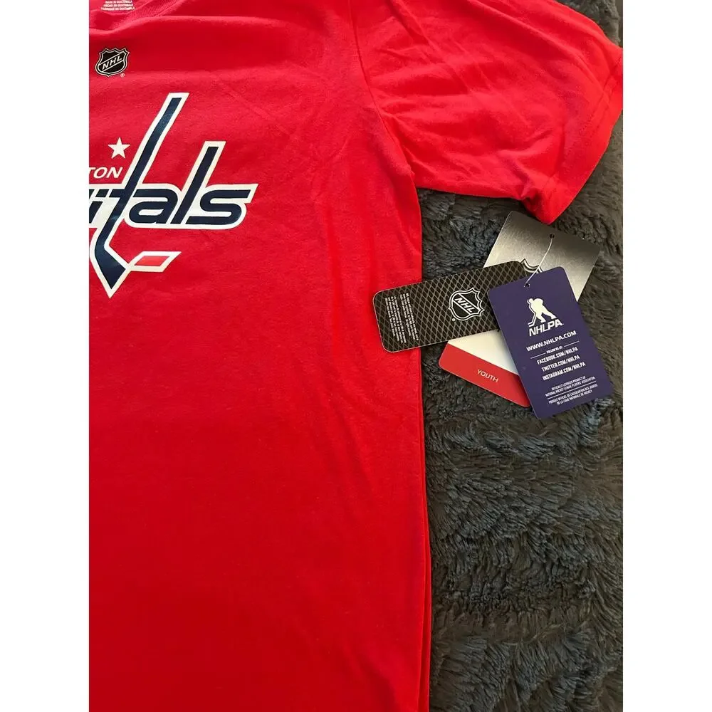 Washington Capitals Oshie #77 NHL Youth Large Red T-Shirt (NWT)